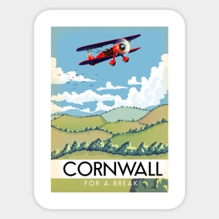 Cornwall for a Break. Sticker